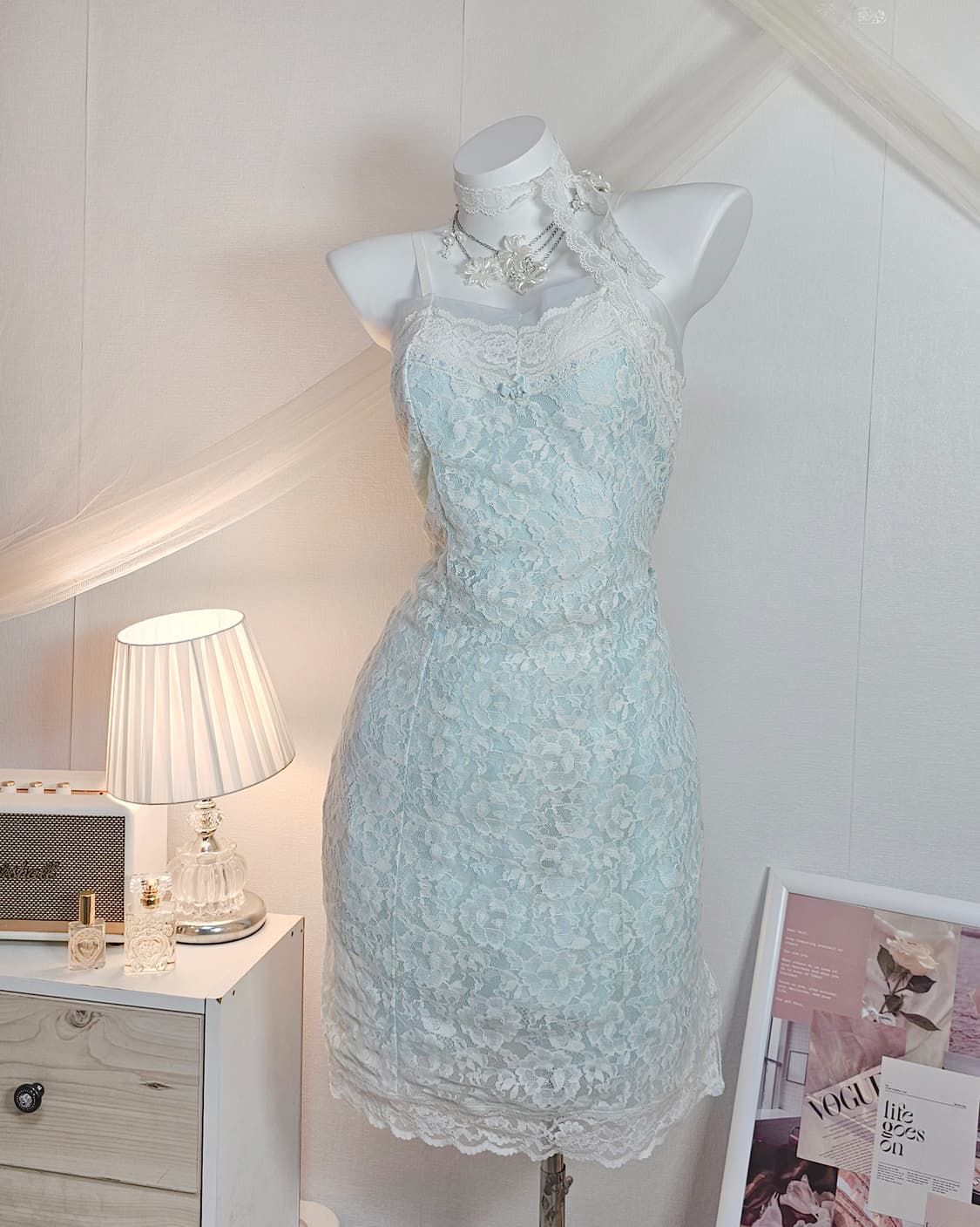 Blue fairy mori look style set 상품이미지7
