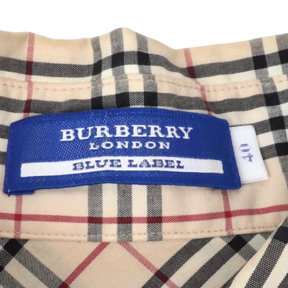 버버리 블루라벨 노바체크 셔츠 상품이미지8
