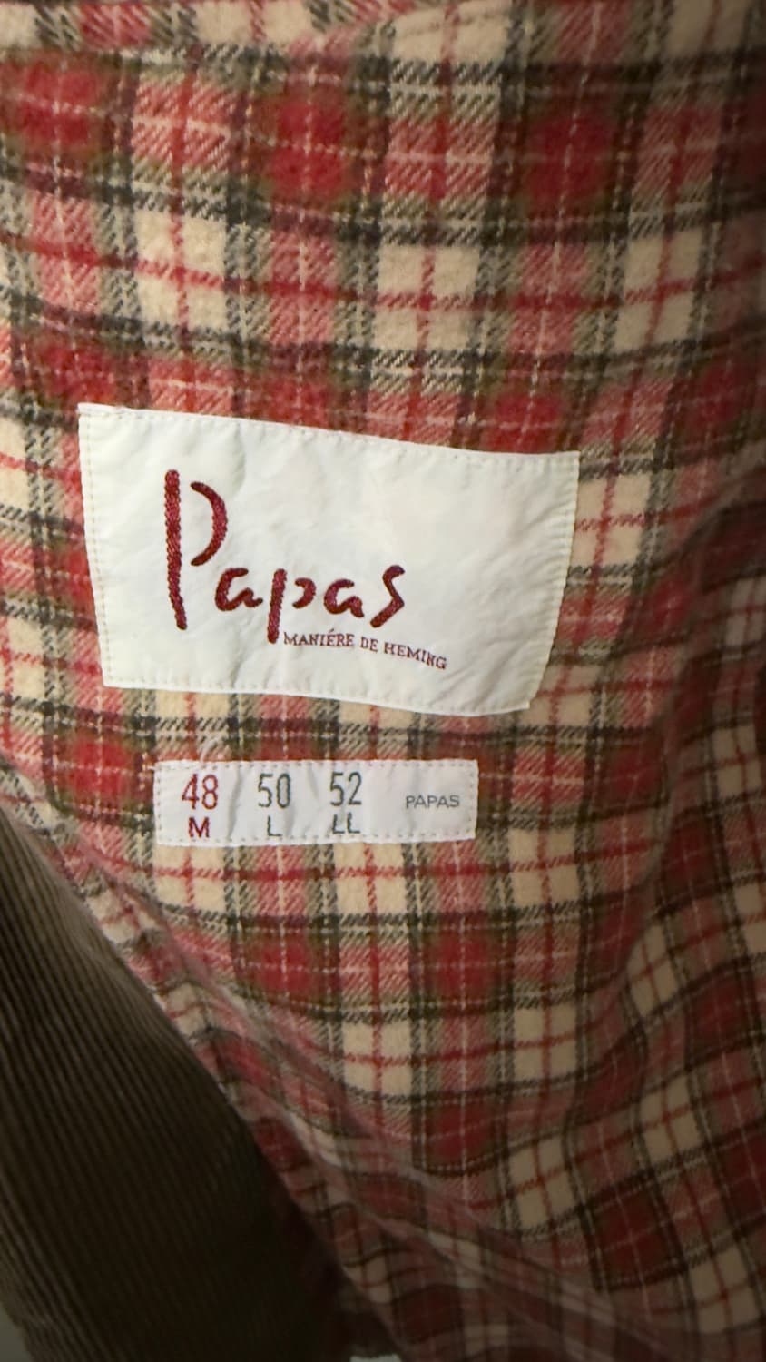 파파스 코듀로이 자켓 상품이미지4