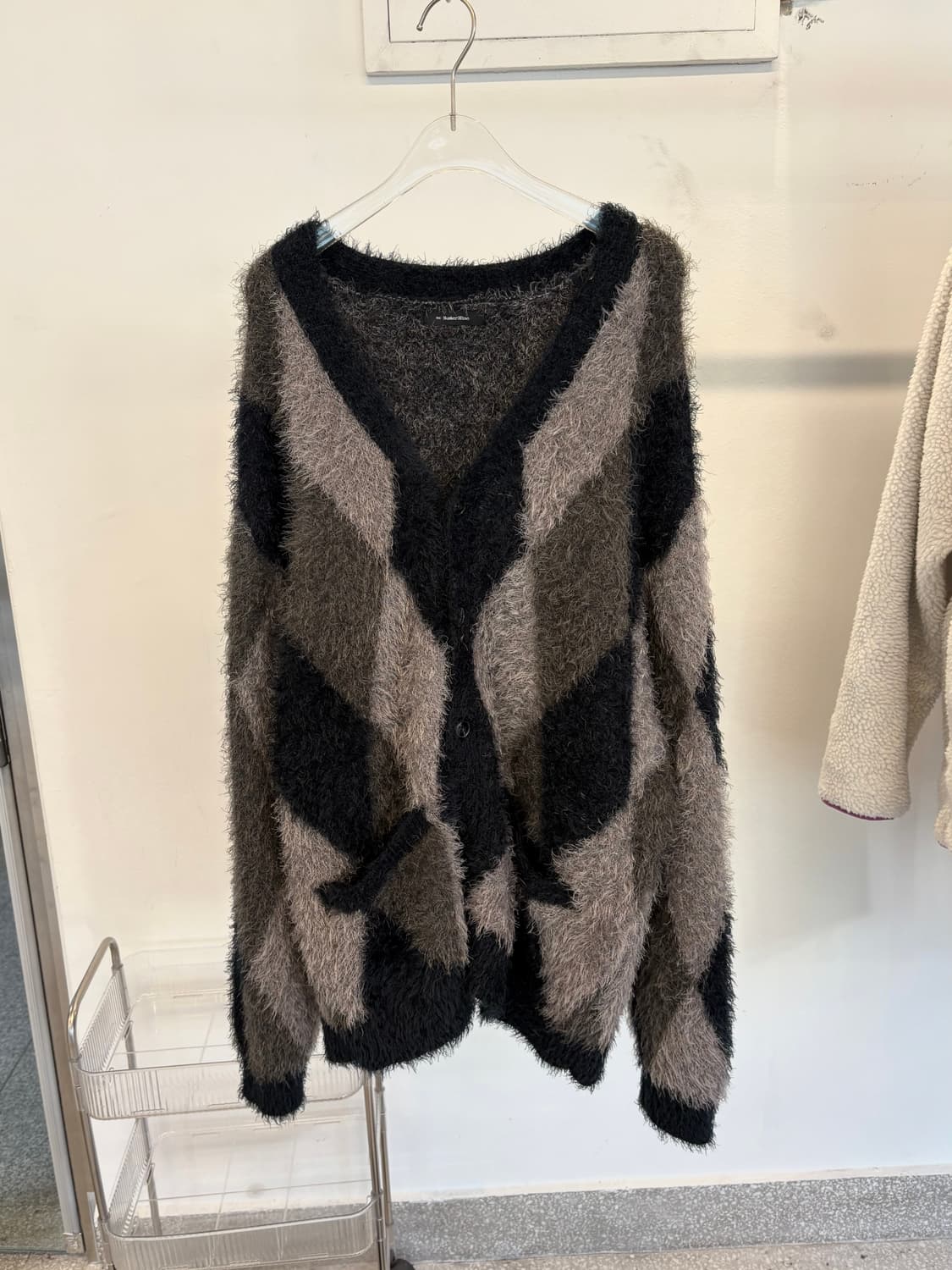 NUMBER (N)ine argyle knit cardigan 상품이미지1