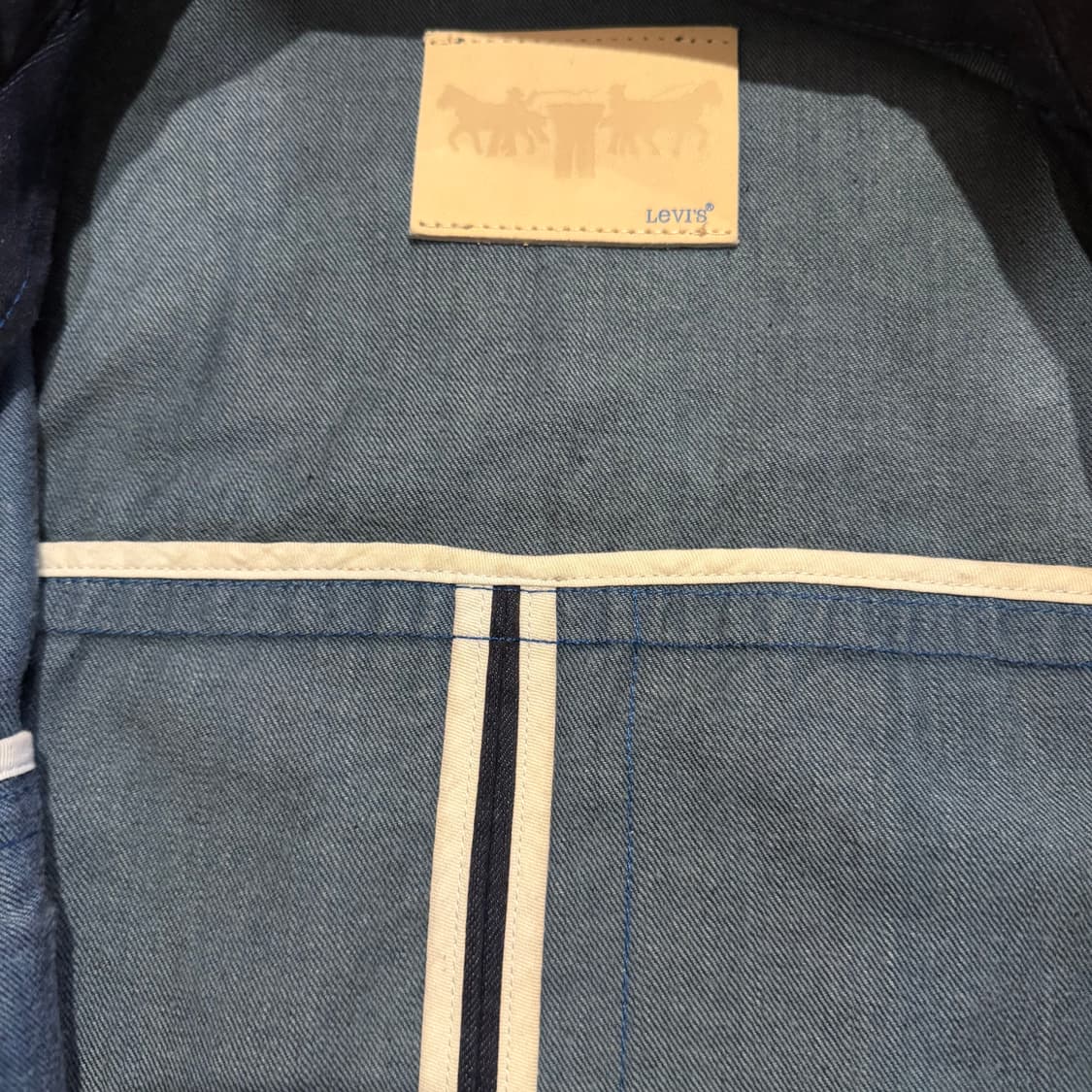 Levi's 인디고 데님 집업 자켓 상품이미지3