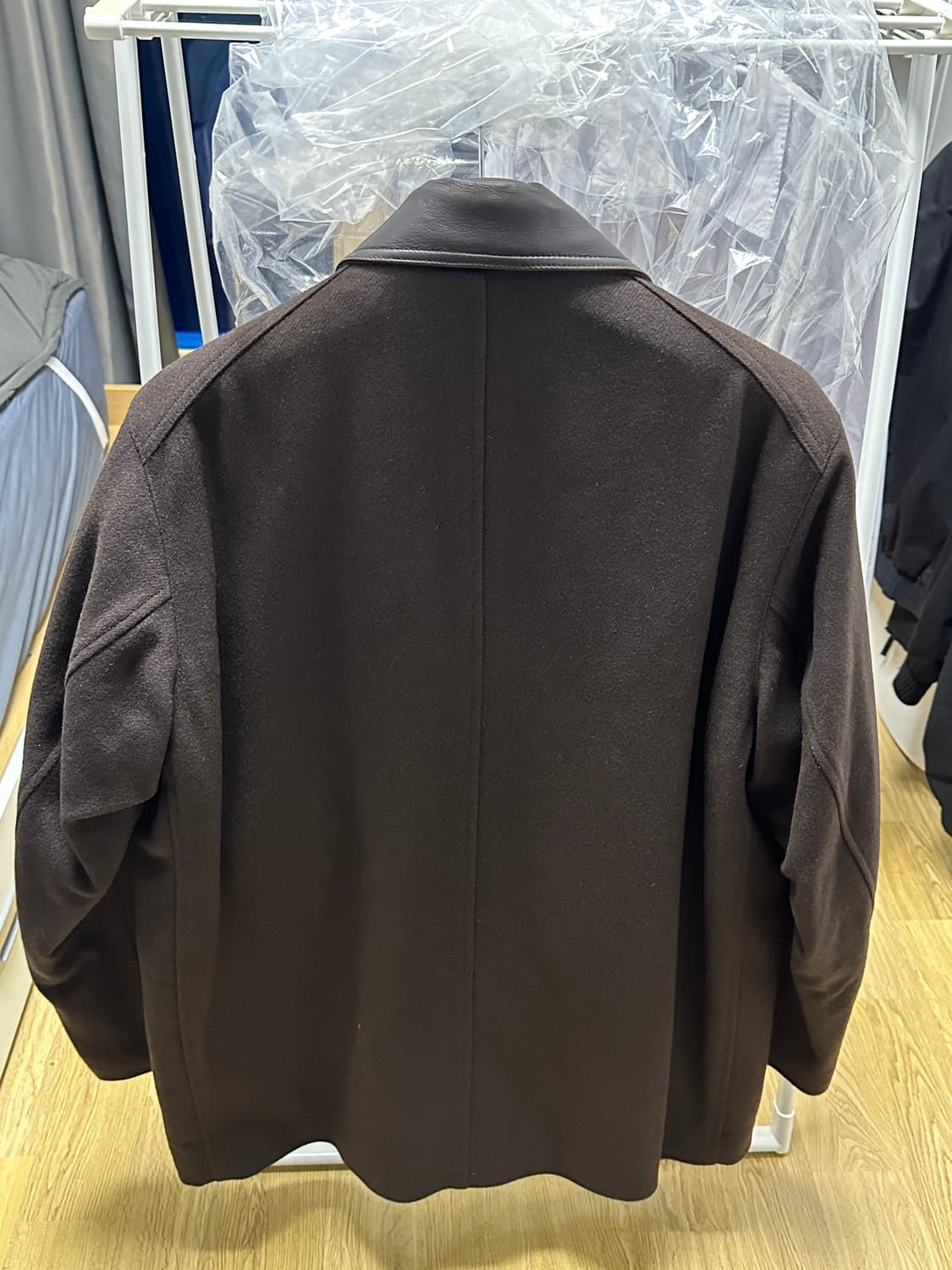 애프터프레이 럭스 사파리 자켓 브라운 색상 M 상품이미지2