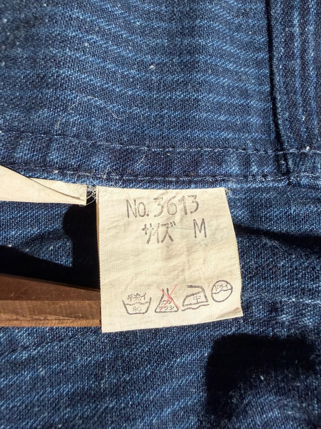 scoop 핀스트라이프 데님 워크 자켓(Made In Japan) 상품이미지7