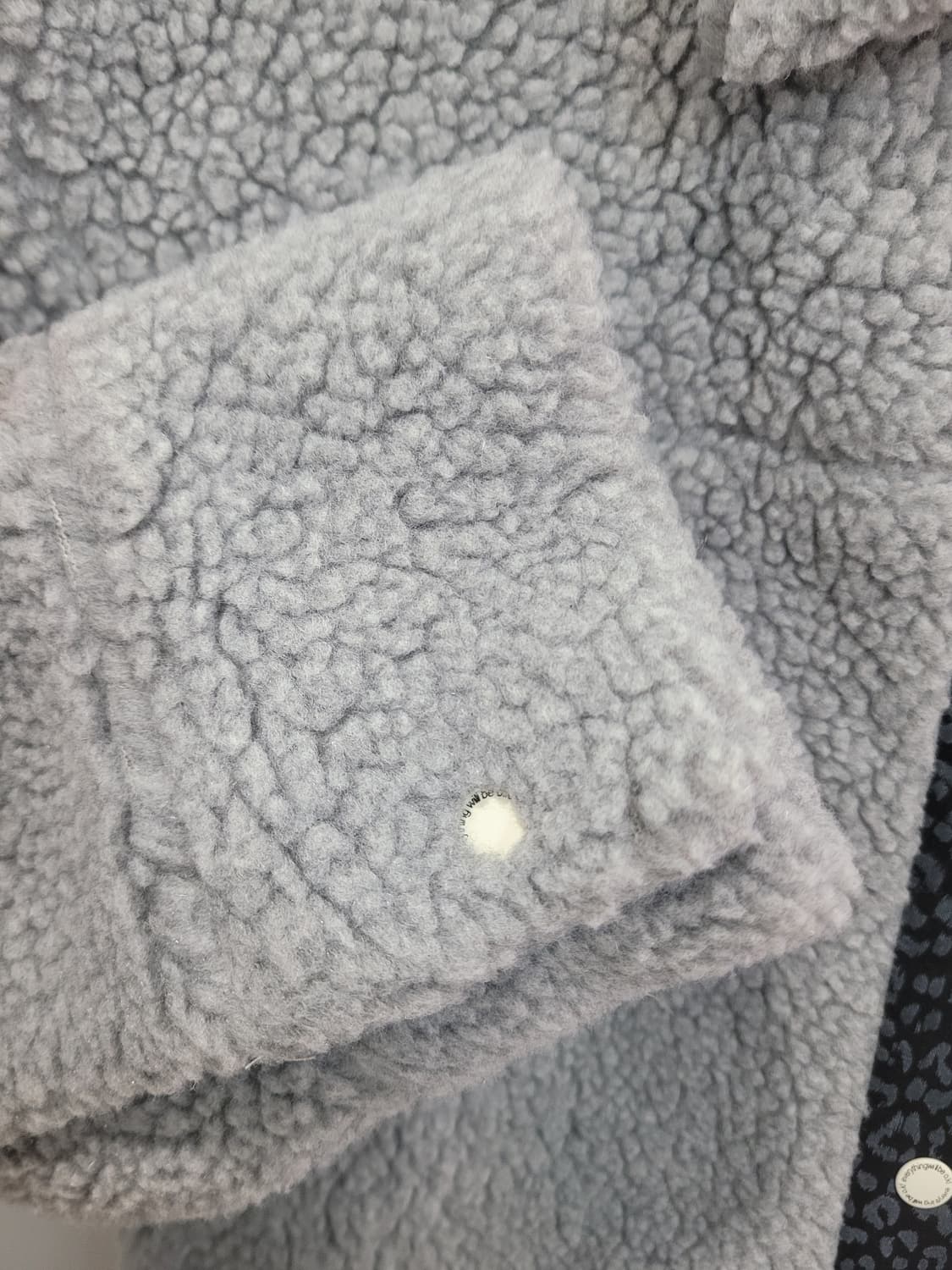 로브로브서울 LovLov 그레이 롱테디 퍼점퍼 뽀글이 롱코트 55~66반 상품이미지6