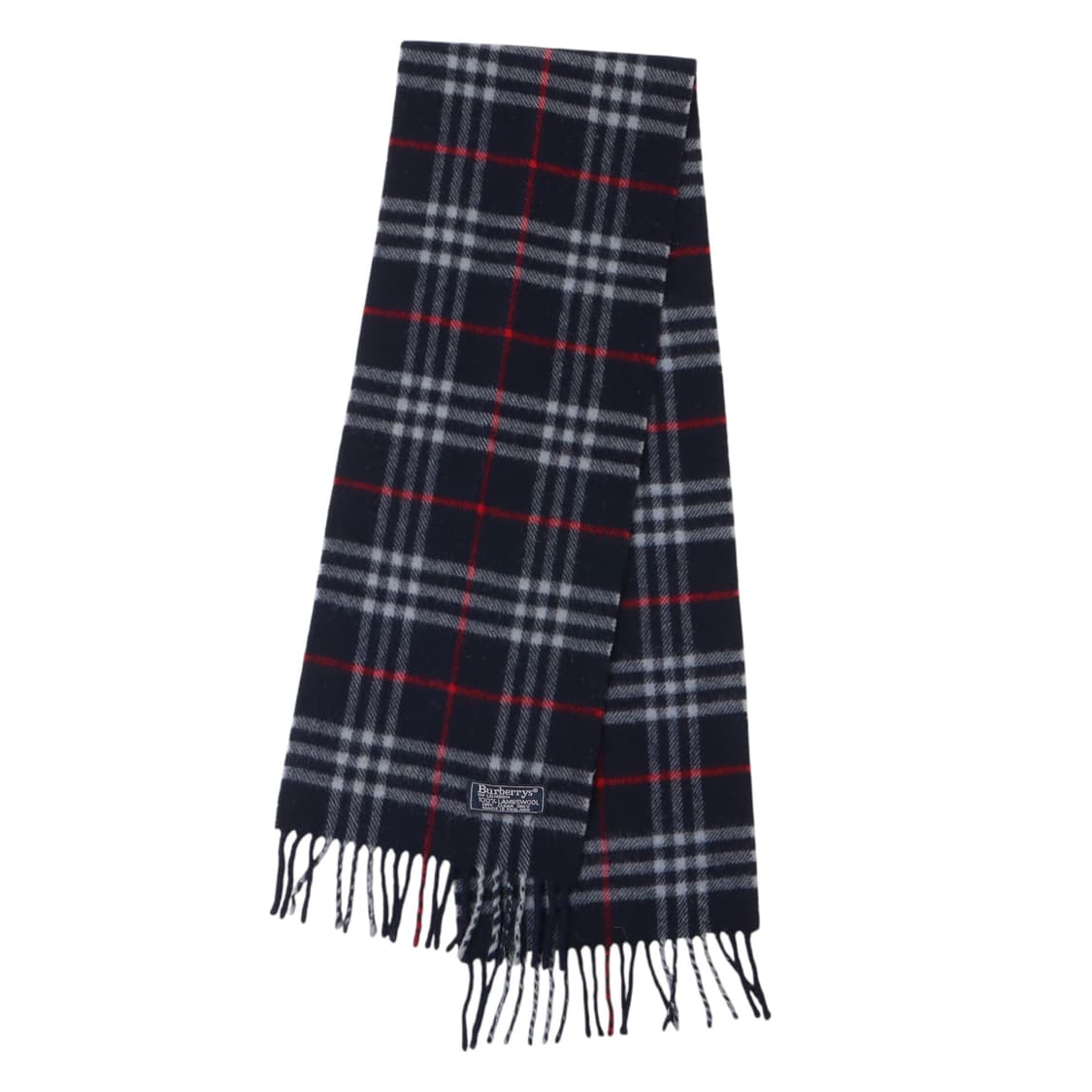 버버리 네이비 램스울 노바체크 머플러 상품이미지4