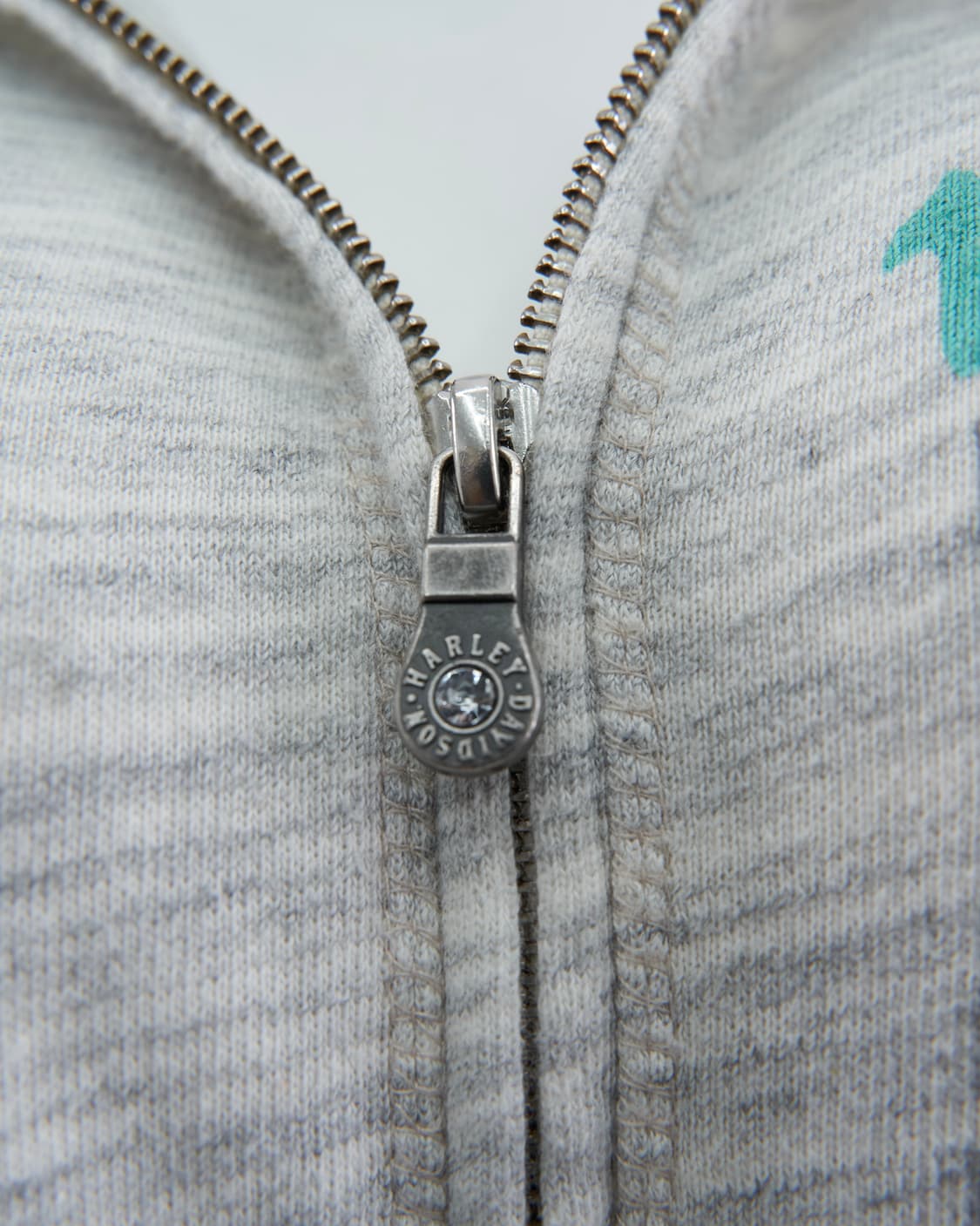 Harely Davidson 프린팅 디테일 그레이 후드집업 상품이미지6