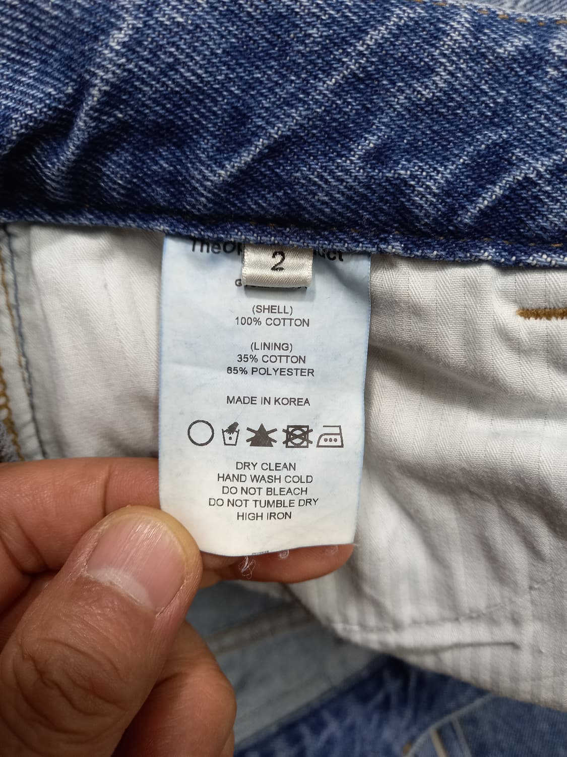 28 TheOpenProduct 하이웨이스트 페인티드진 28-882 상품이미지8