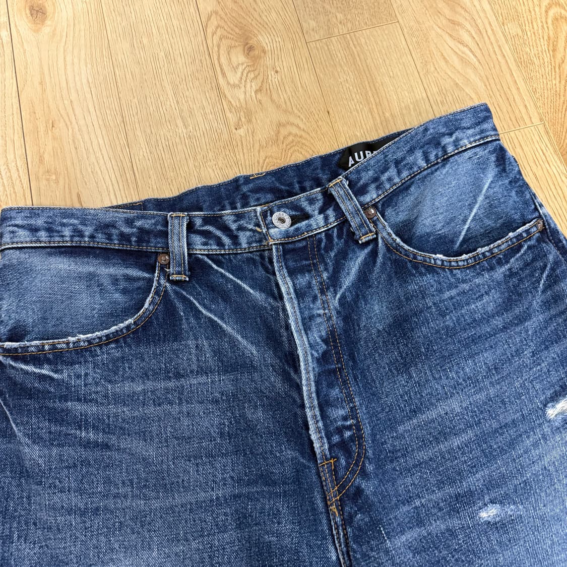 오베르쥬 AUBERGE Alterna Crushed Denim 42 상품이미지5