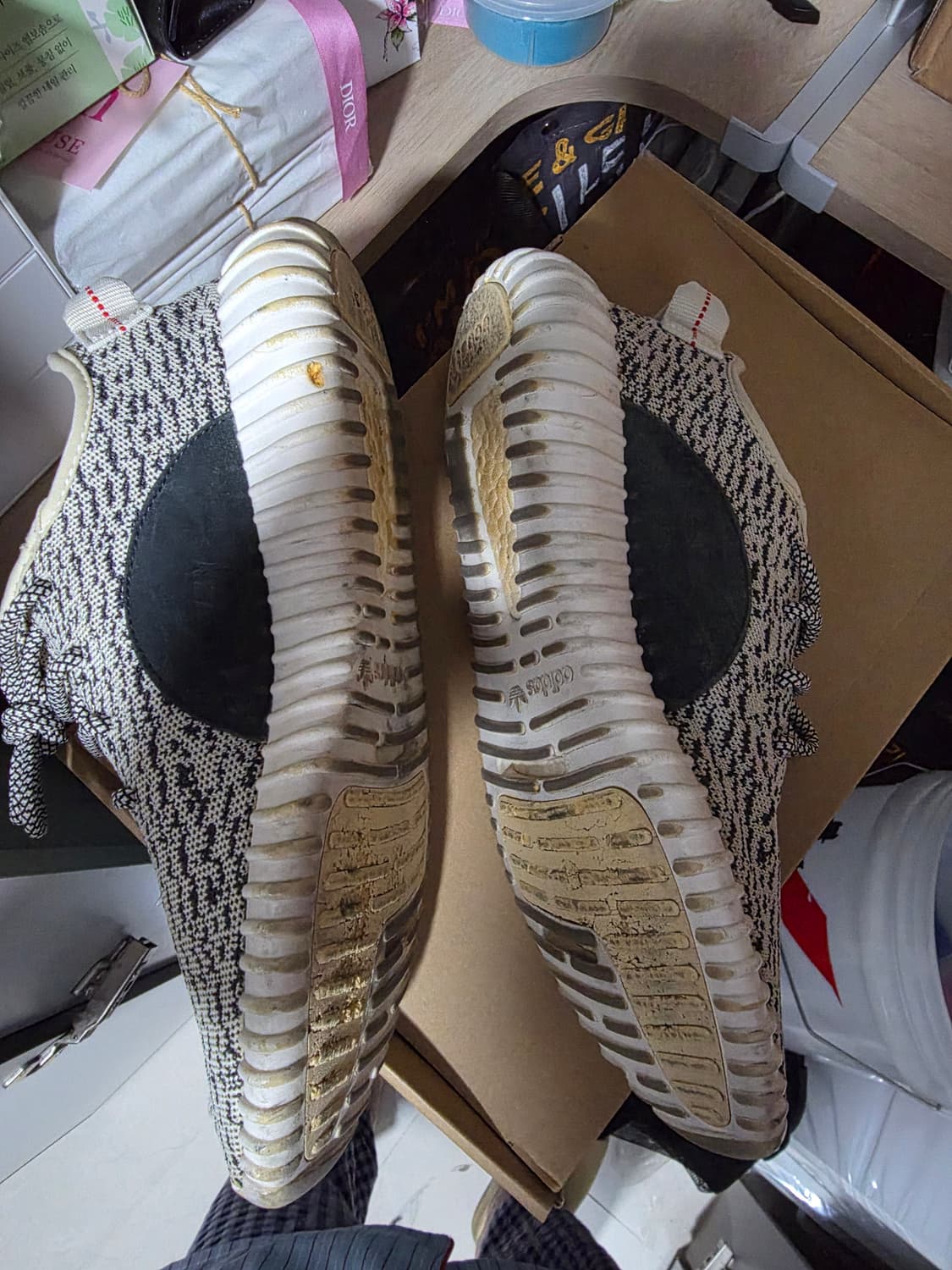 이지부스트 350 터틀도브 270 상품이미지3