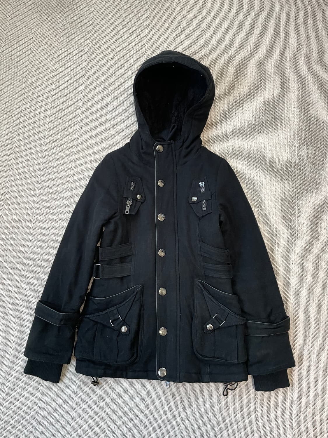 빈티지 밀리터리 멀티 스트랩 하이브리드 자켓 goa J03846 상품이미지1