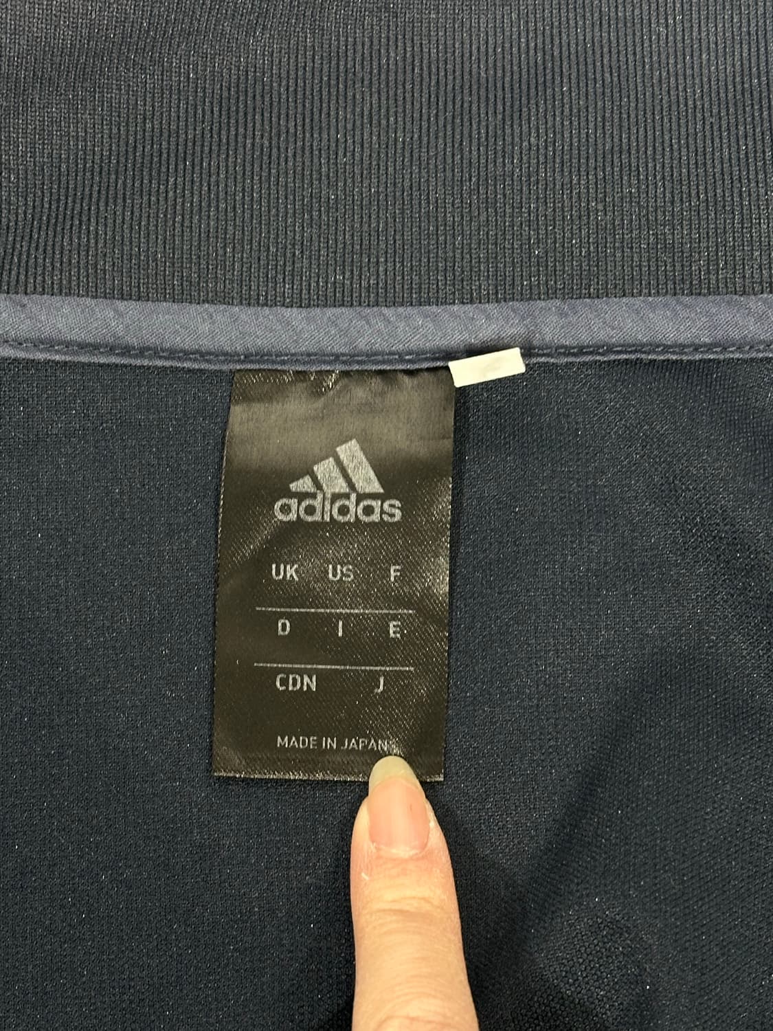 아디다스 네이비 화이트 삼선 트랙탑 져지 L 상품이미지7