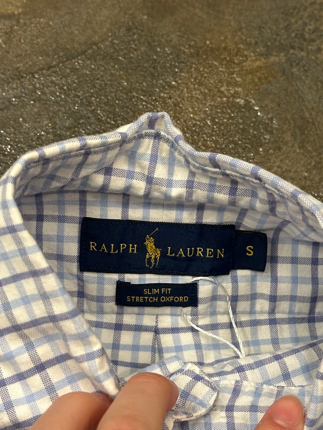 폴로 랄프로렌 체크셔츠 S 상품이미지4