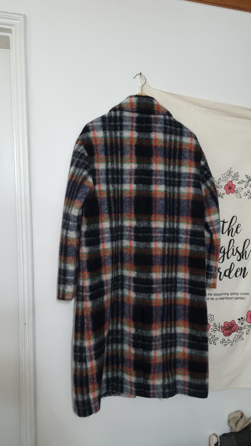 베네통) 이자벨 스콧 체크 코트 66 상품이미지3