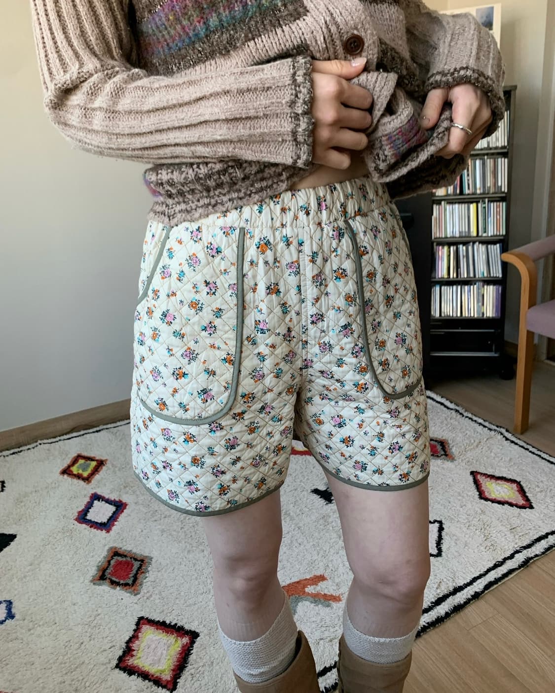 flower padded pants  상품이미지1