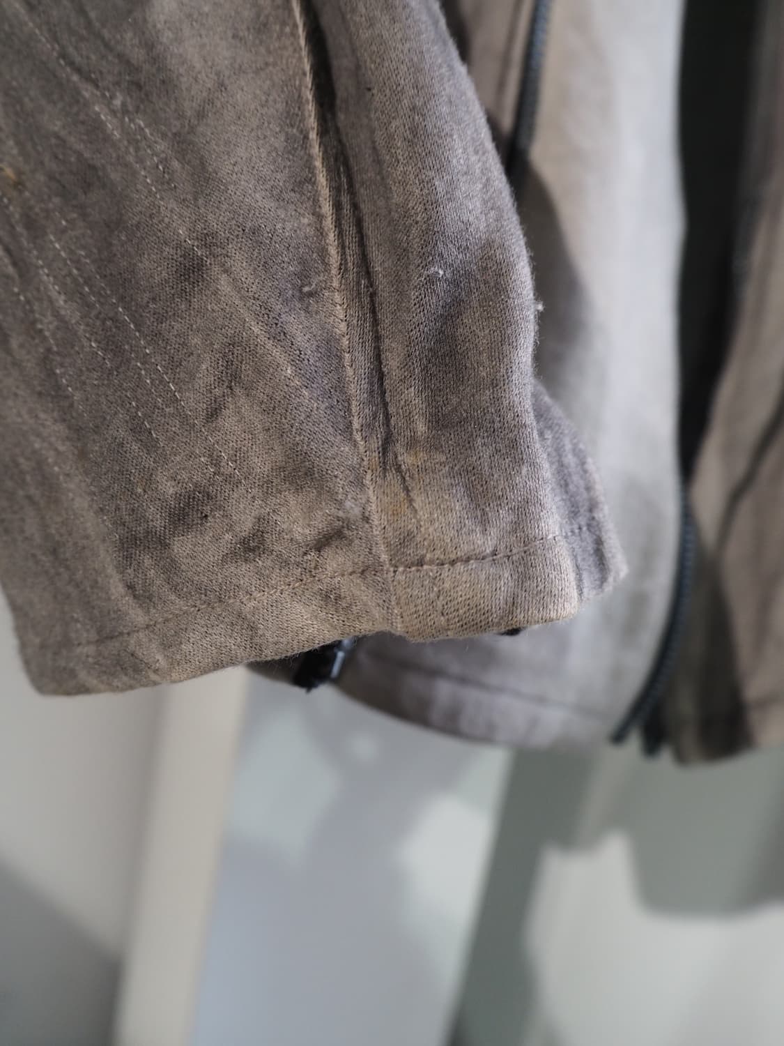 ISAMU KATAYAMA BACKLASH suede trim jacke 상품이미지10