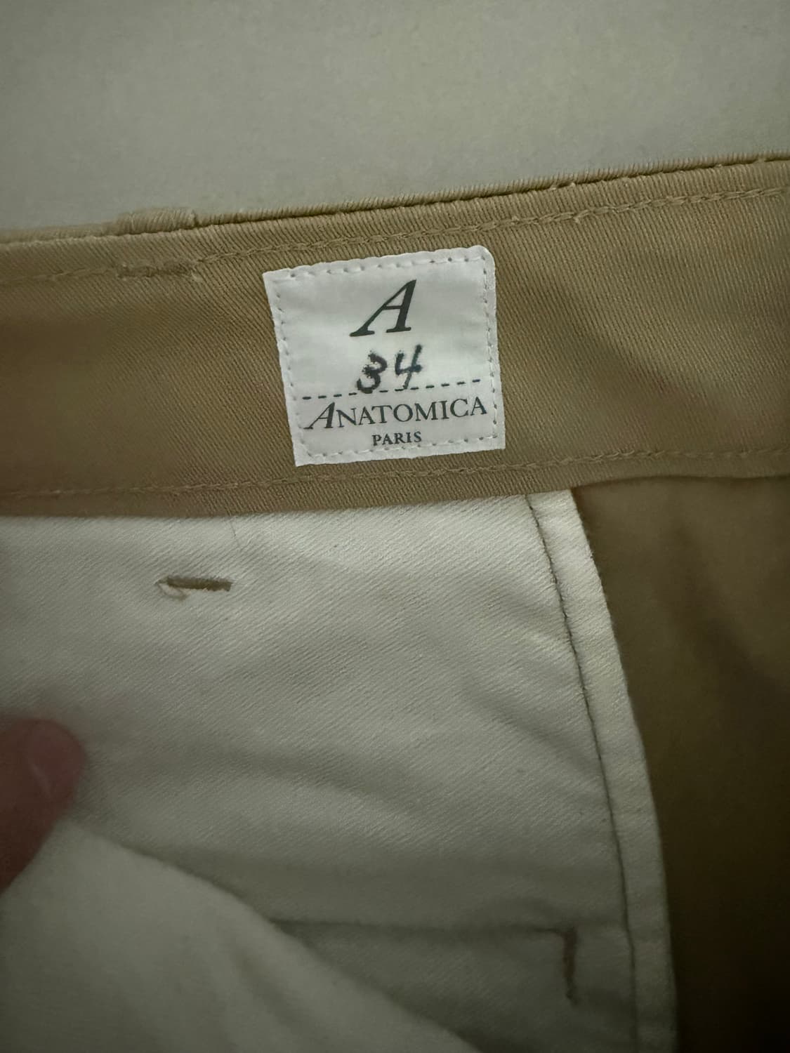 아나토미카 치노2 베이지 34사이즈 팝니다. 상품이미지1