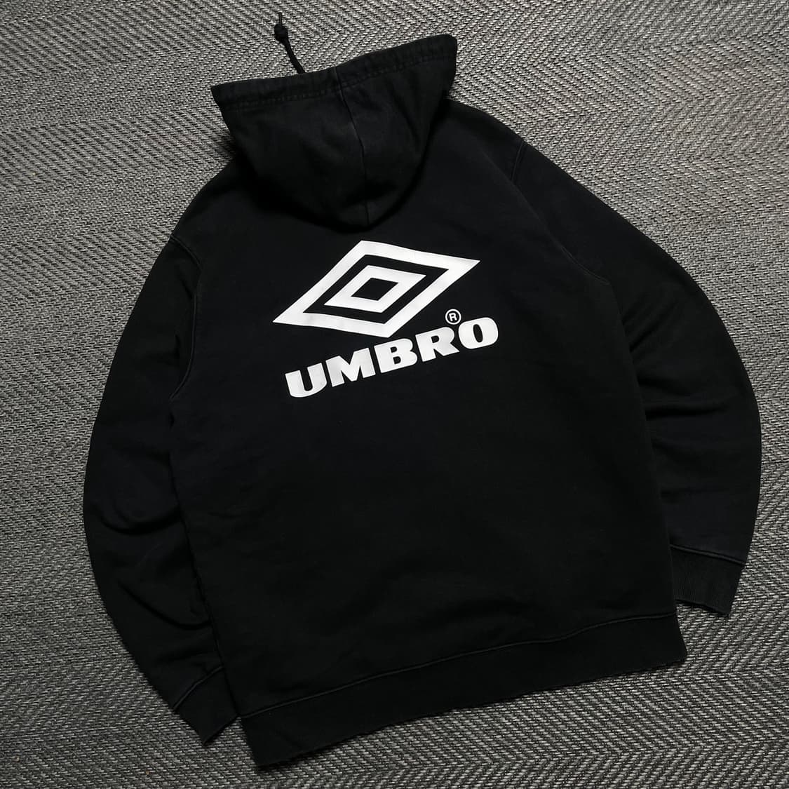 엄브로 빅로고 박시핏 후드집업 블랙y 5316 상품이미지1