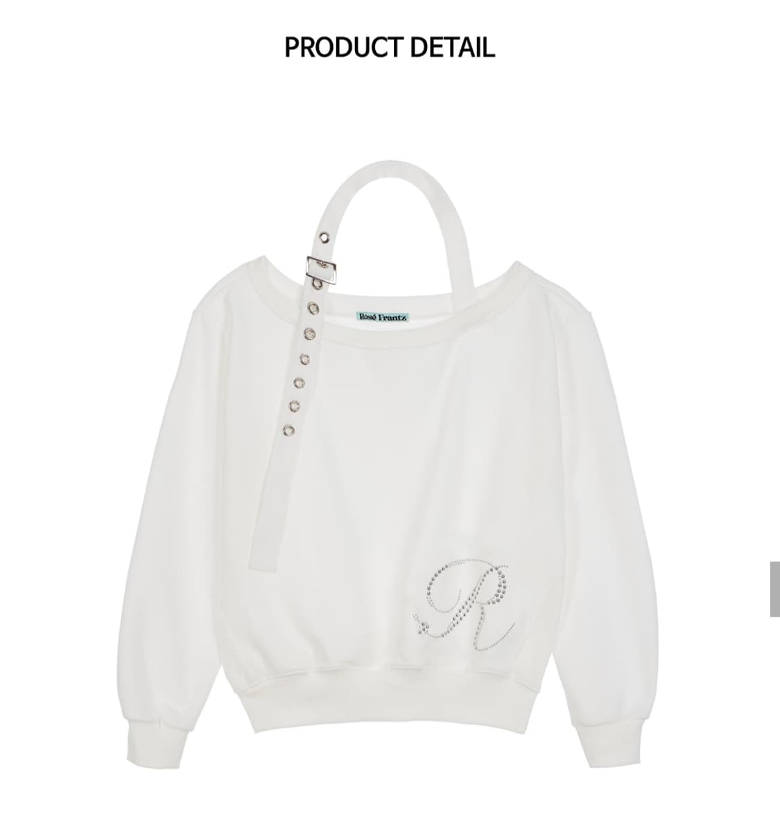 로제프란츠 오프숄더맨투맨 EyeletStrap OpenSweatshirt 상품이미지7