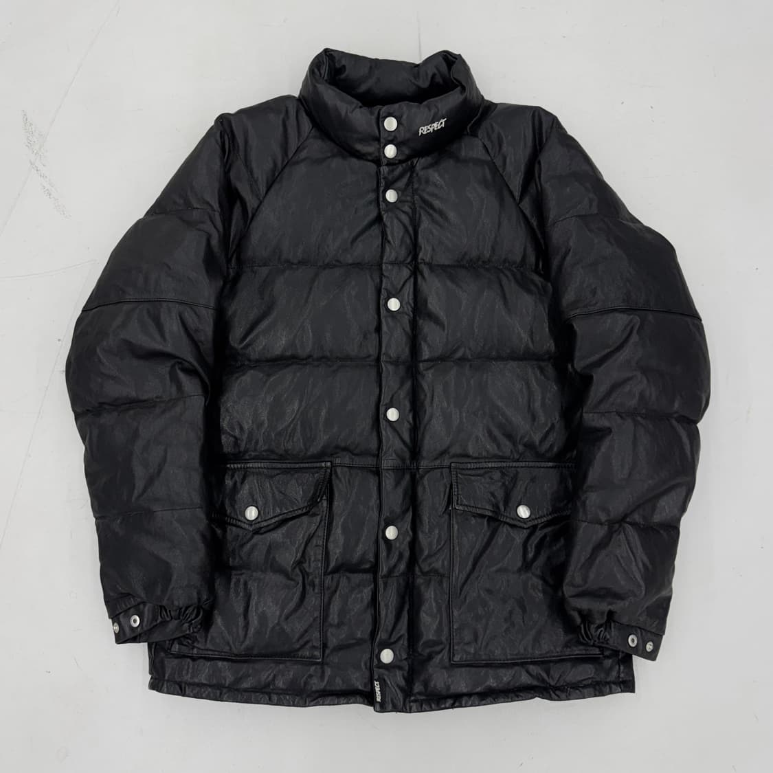 Respect 양가죽 램스킨 리얼레더 빈티지 패딩 자켓 상품이미지2