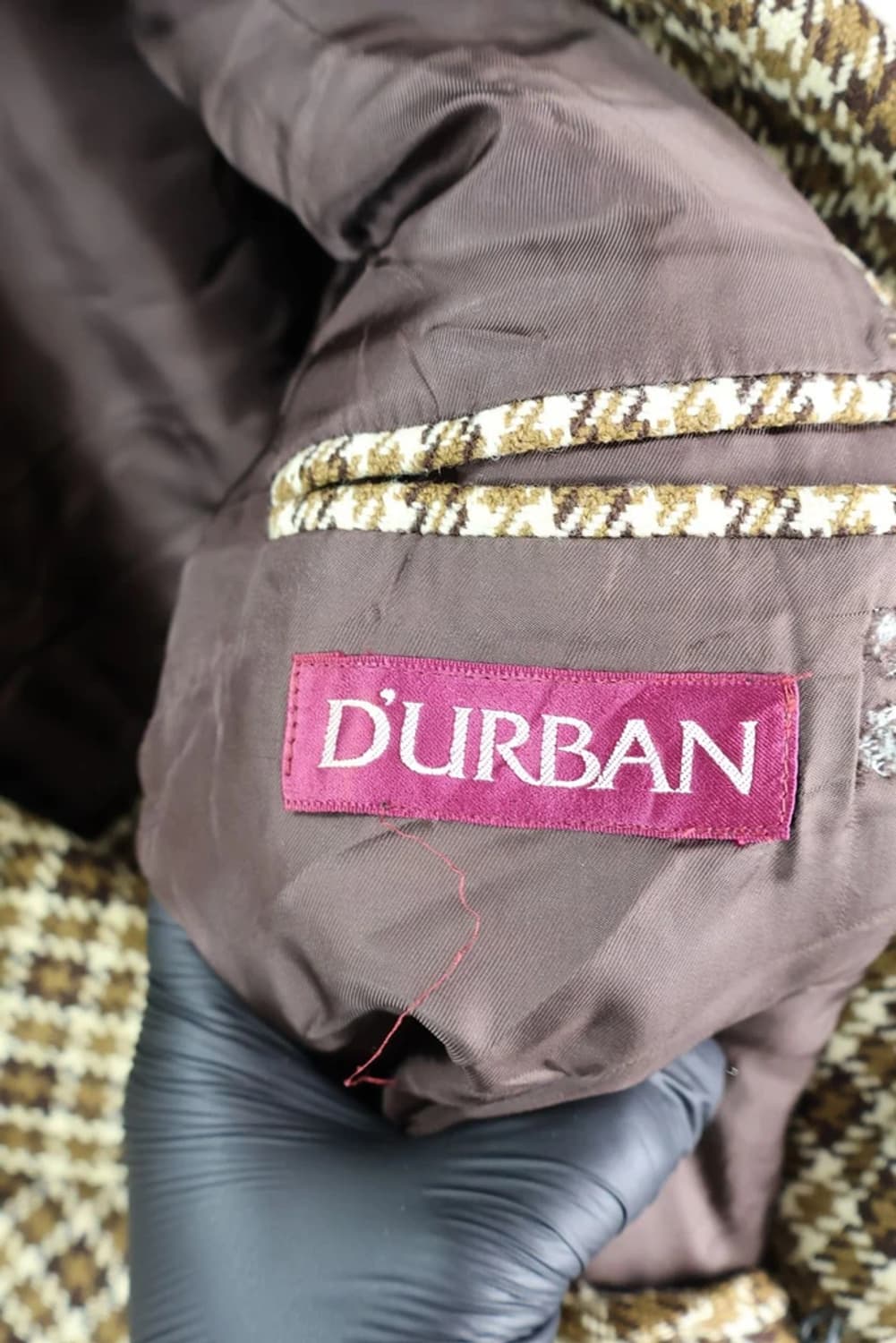 더어번 체크 울 블레이저 상품이미지5