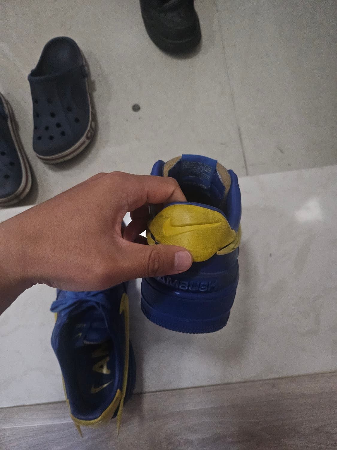 나이키 x 앰부쉬 에어포스 1 sp 게임로얄 사이즈 260 상품이미지6