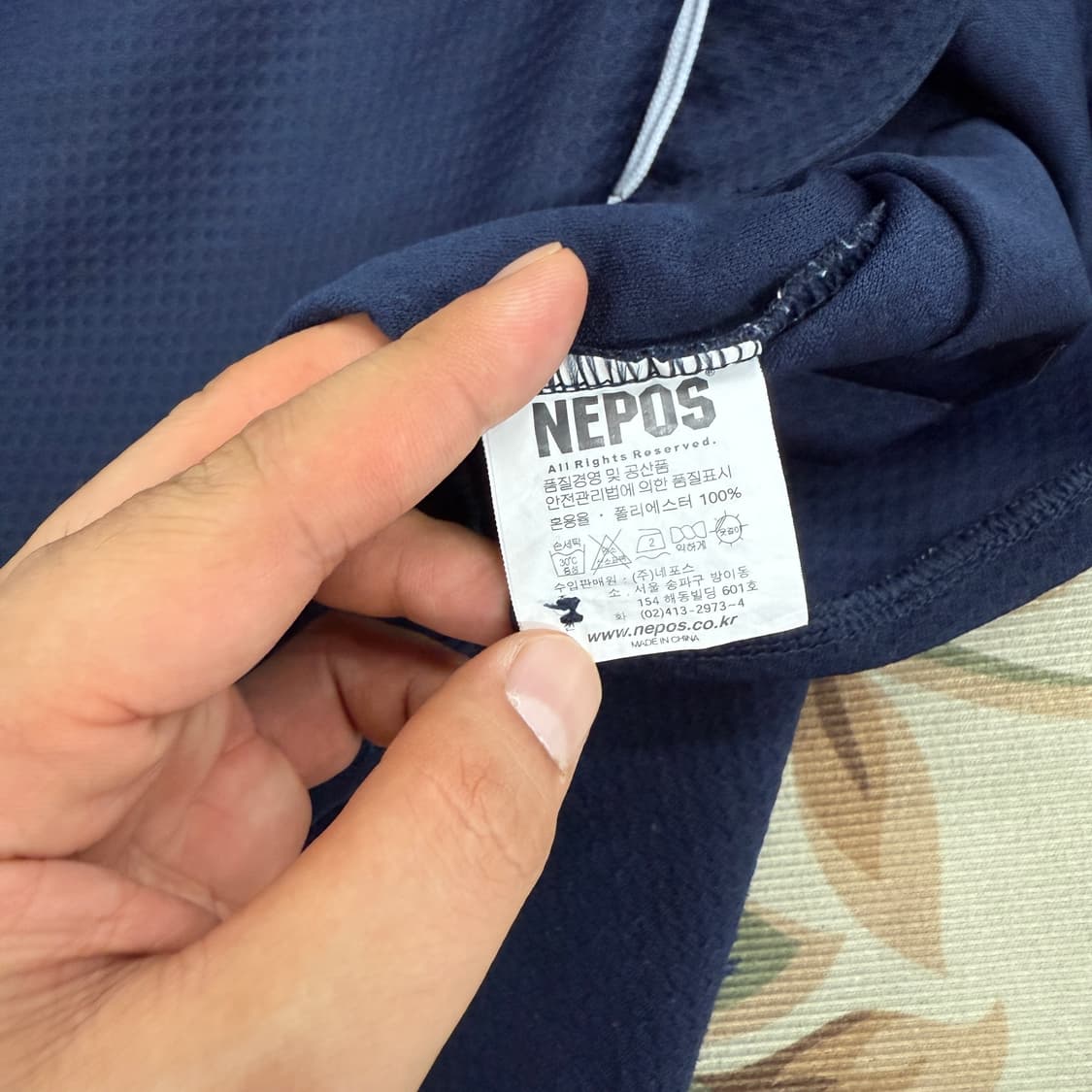 (M)KBO 두산베어스 원정 유니폼(네이비) 상품이미지3