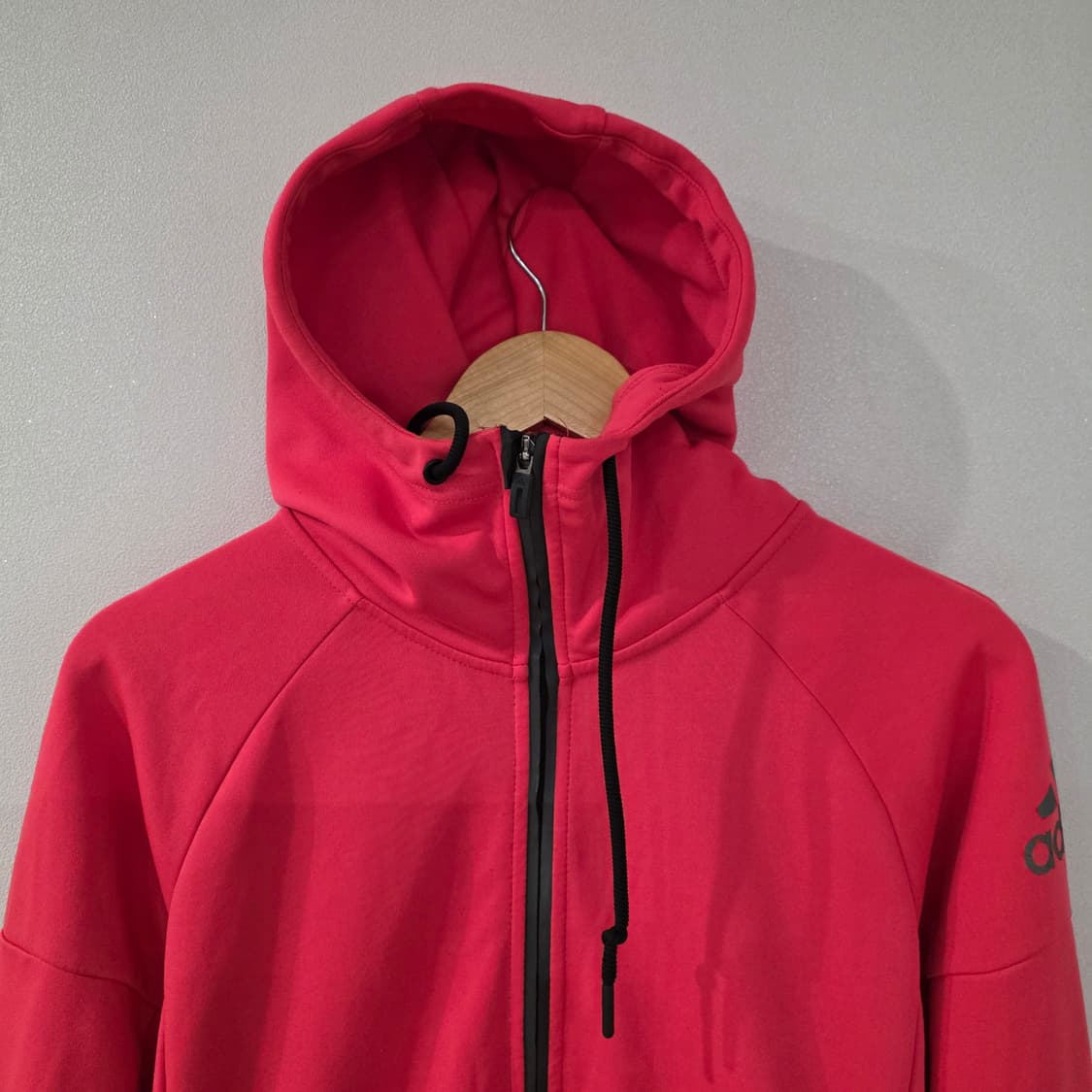 아디다스 후드집업 핑크 S 상품이미지3