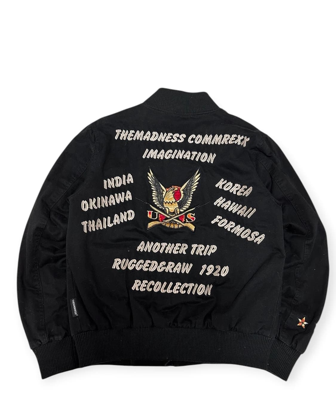 더매드니스 자수 봄버 블루종 자켓 상품이미지3