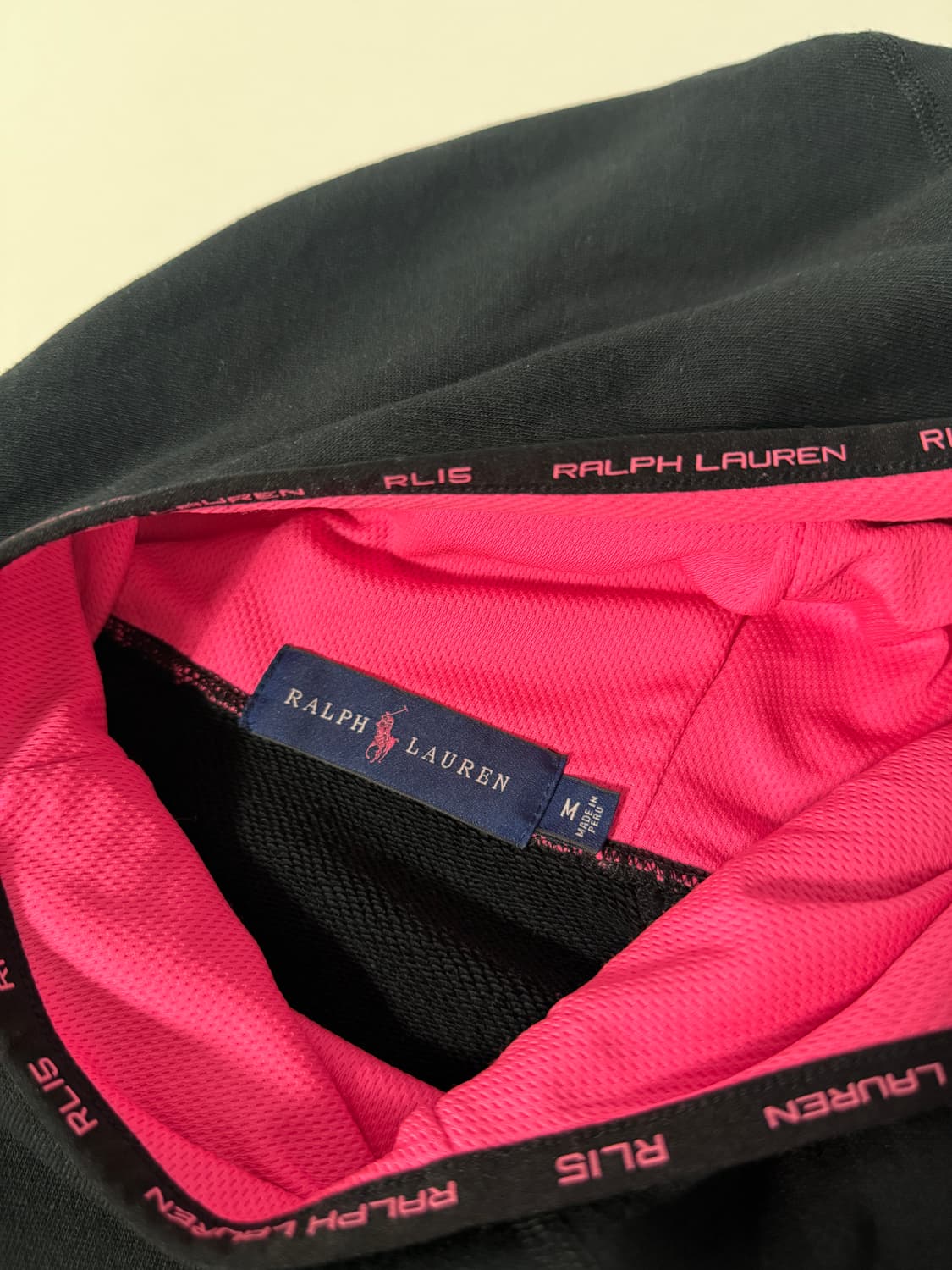 폴로 랄프로렌 핑크 빅포니 테크 플리스 풀오버 후드 상품이미지7