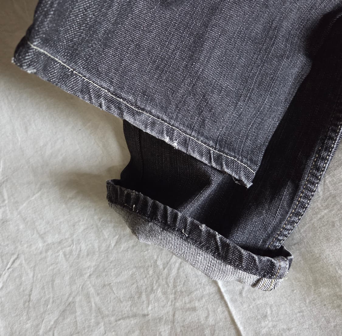 00s 리바이스 569 워싱 데님 팬츠 블랙 36x30 상품이미지10