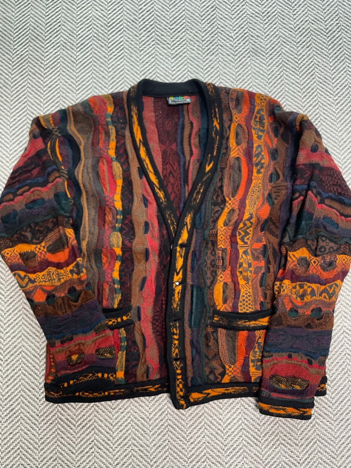 빈티지 쿠지 케이블 니트 가디건 상품이미지2