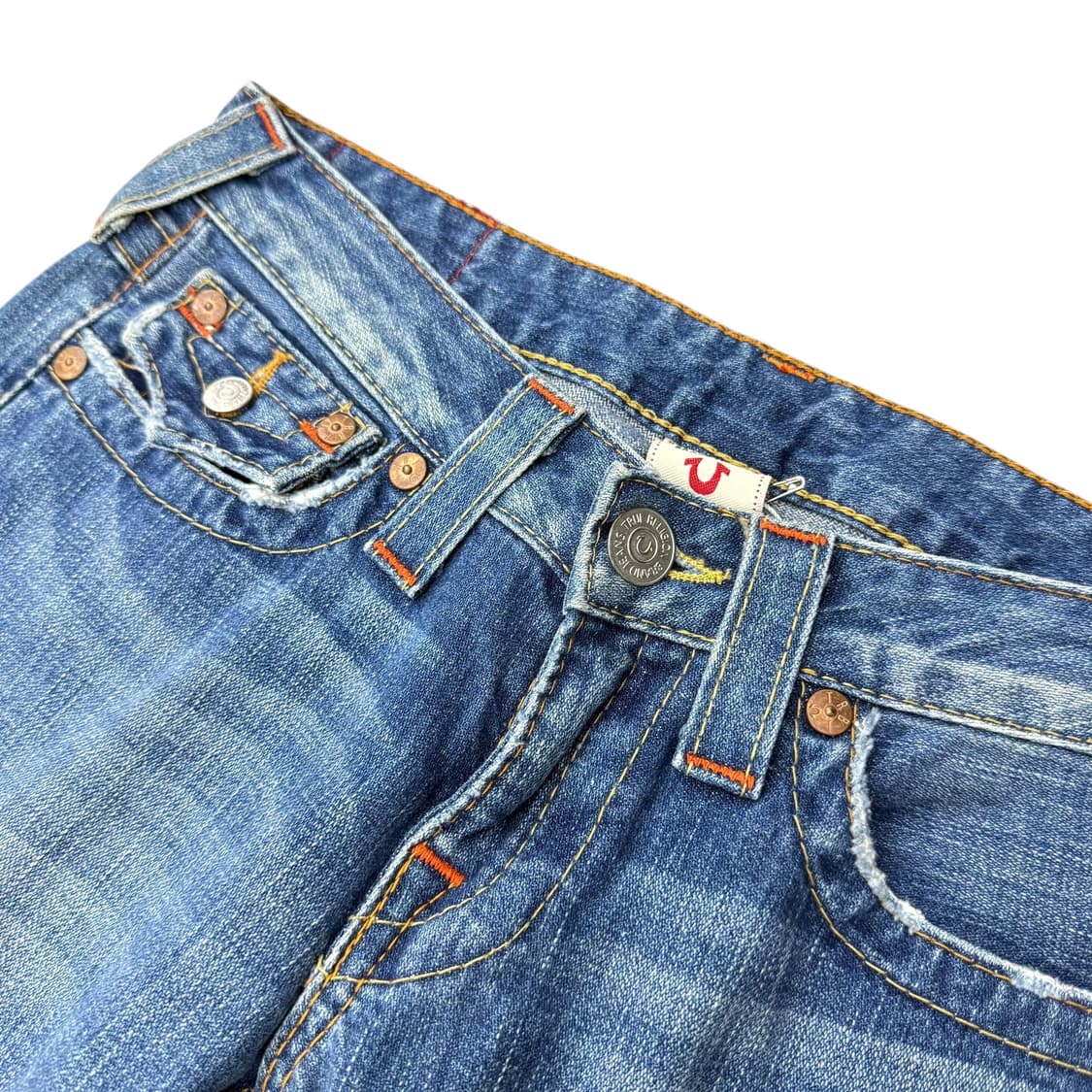 트루릴리젼 데미지 중청 부츠컷 팬츠 상품이미지6