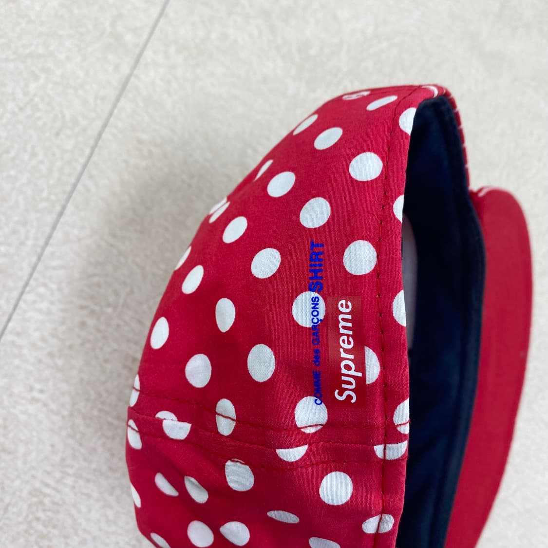 슈프림 x 뉴에라 x 꼼데가르송 스냅 백 상품이미지6