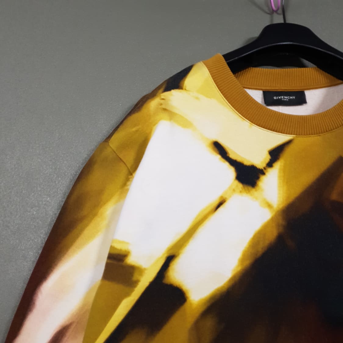 실측 XL) 지방시 아트 프린트 오버핏 맨투맨 스웻셔츠 런웨이 모델 희귀 상품이미지6