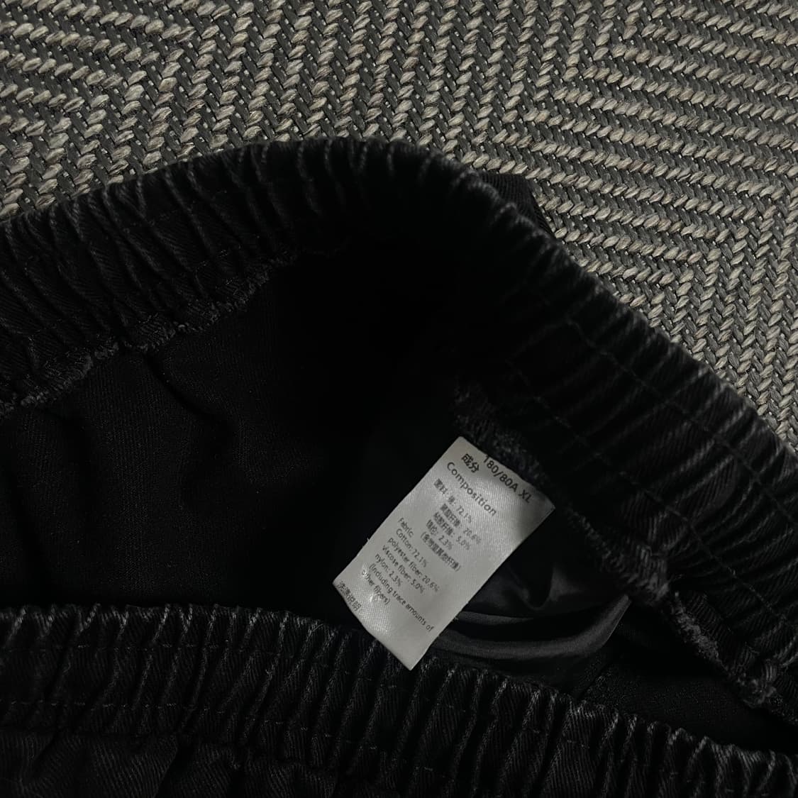 빈티지 루즈핏 데님 카고 팬츠 블랙o 4838 상품이미지5