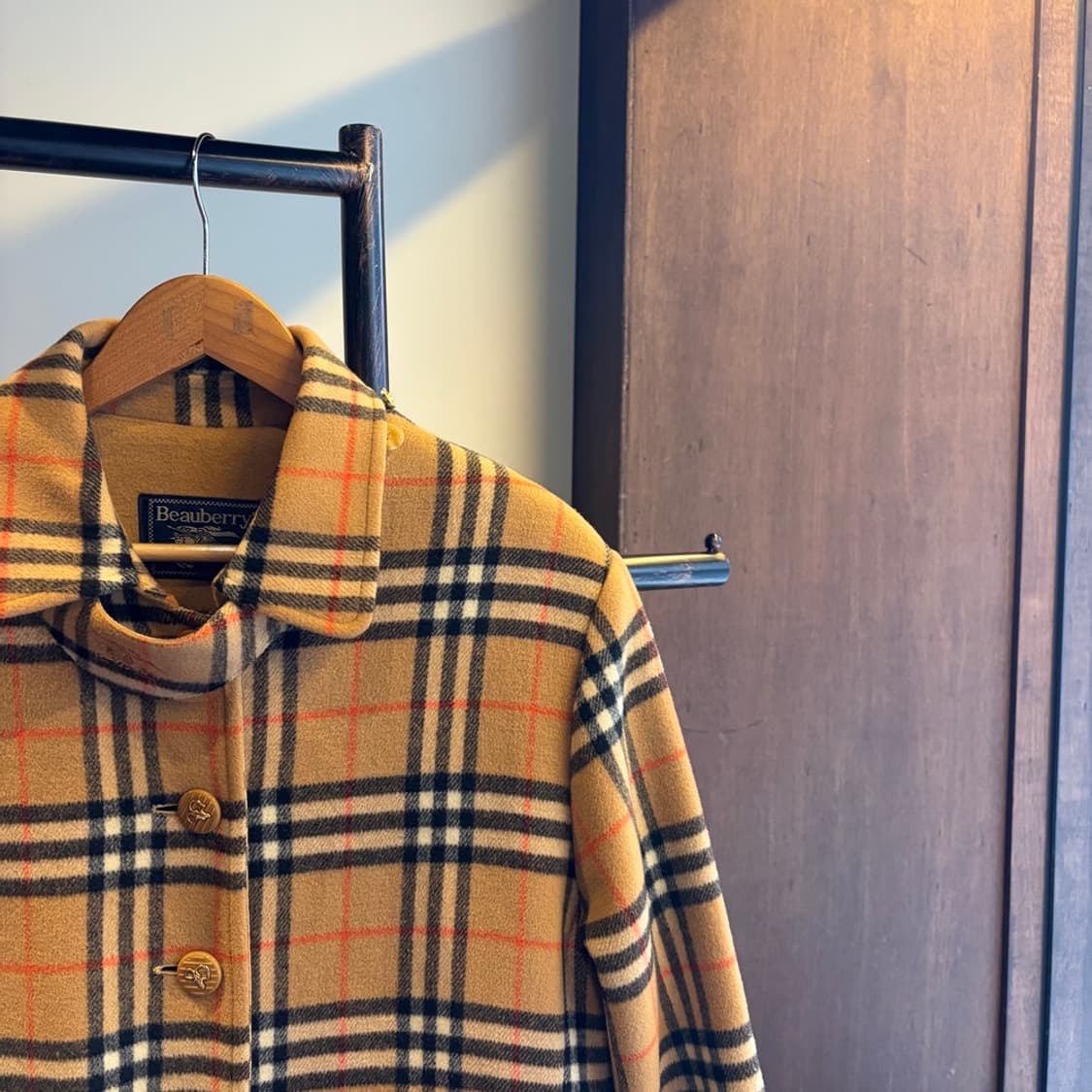 15765 - 버버리 노바 체크 실크 코트 (WASHABLE SILK 1 상품이미지3