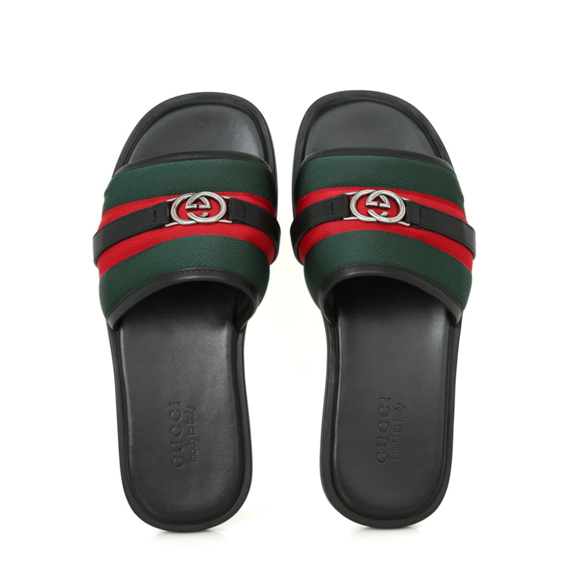 구찌 삼선 슬리퍼 인터로킹 G 슬라이드 샌들 835091 상품이미지6