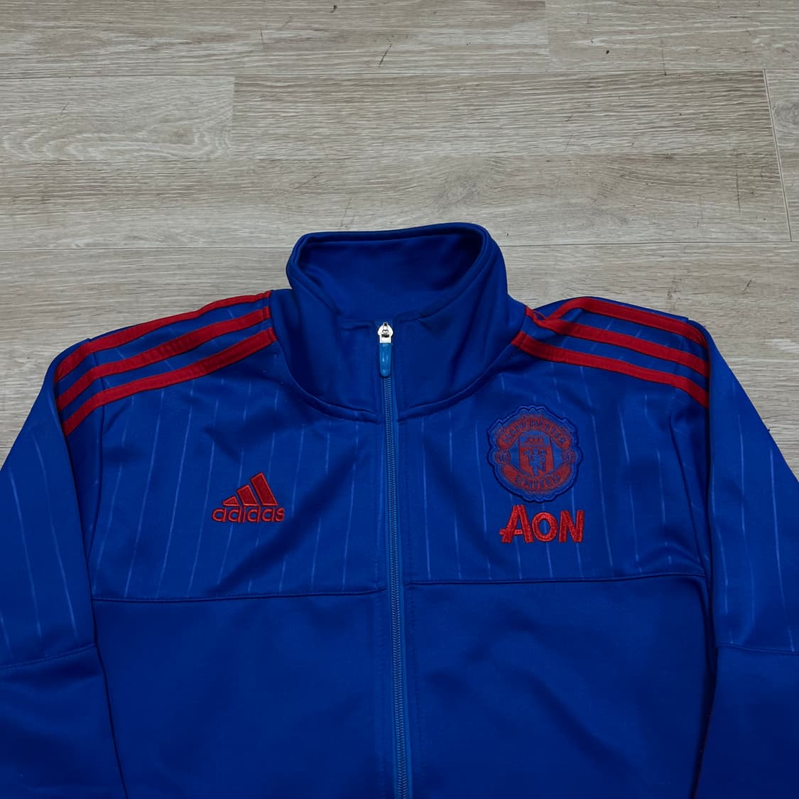 아디다스 맨체스터 유나이티드 져지 트랙탑 자켓 [딥 블루] M/95 상품이미지4