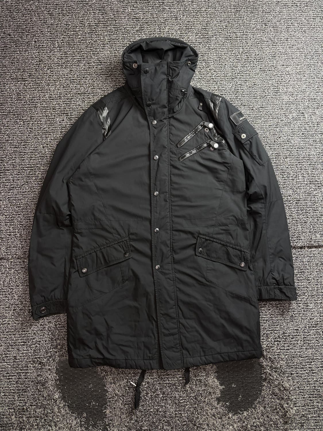 디젤 해체주의 하이넥 유틸리티 투웨이 야상 자켓 3922 상품이미지2