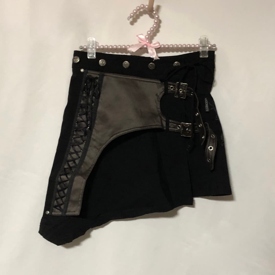 오즈온 버클 스커트 블랙 상품이미지8