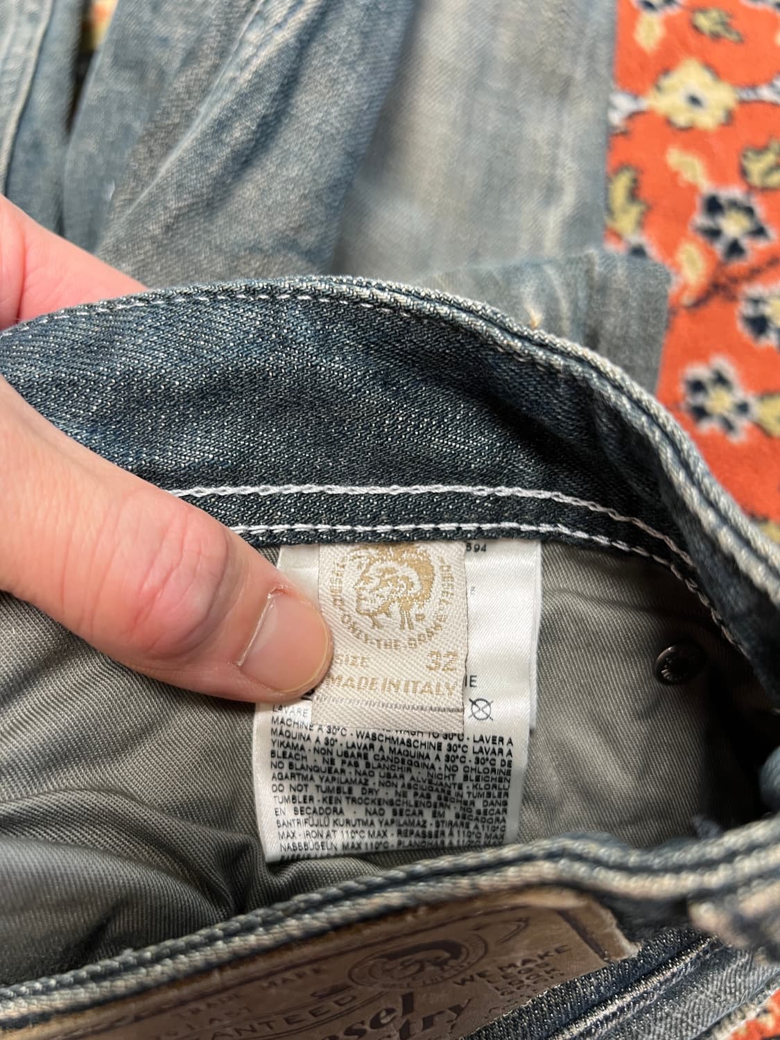 [32] 디젤 빈티지 KURREN 그레이 데님 팬츠 상품이미지8