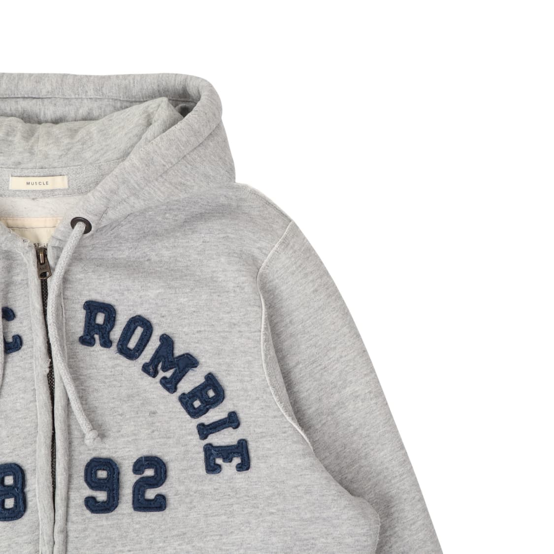 아베크롬비 그레이 아치 로고 후드집업 상품이미지3