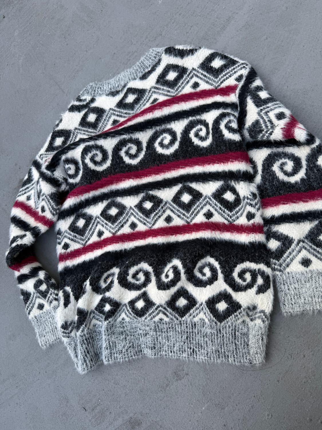 에고이스트 패턴 니트 상품이미지6