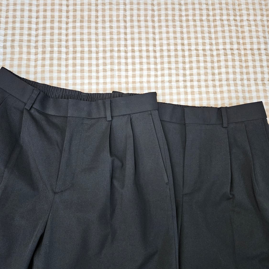 드로우핏 밴딩 세미와이드 팬츠 남자32~33(2벌가격) 상품이미지4