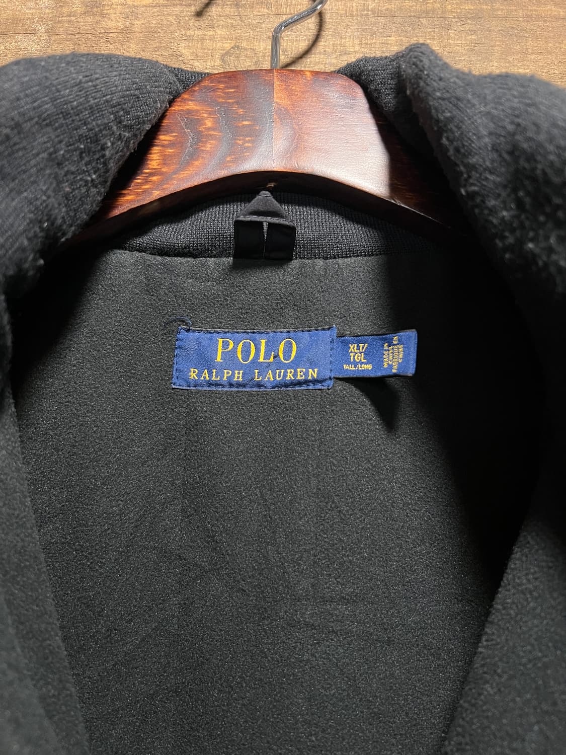 [XL]폴로 랄프로렌 블랙 나일론 플라이트 자켓 상품이미지2