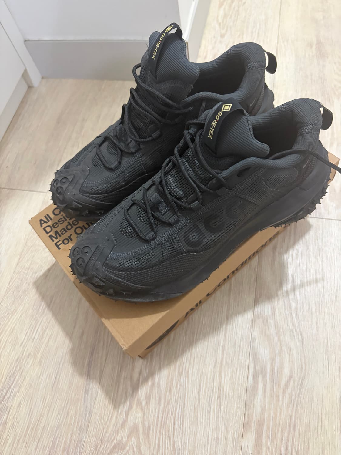 나이키 ACG 마운틴 플라이 2 로우 고어텍스 블랙 상품이미지1