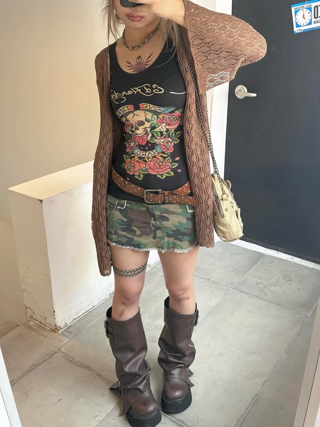 Ed Hardy black skull sleeveless 상품이미지6