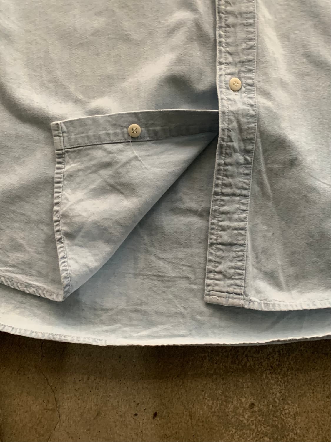 올드 갭 샴브레이 워크 셔츠 상품이미지4