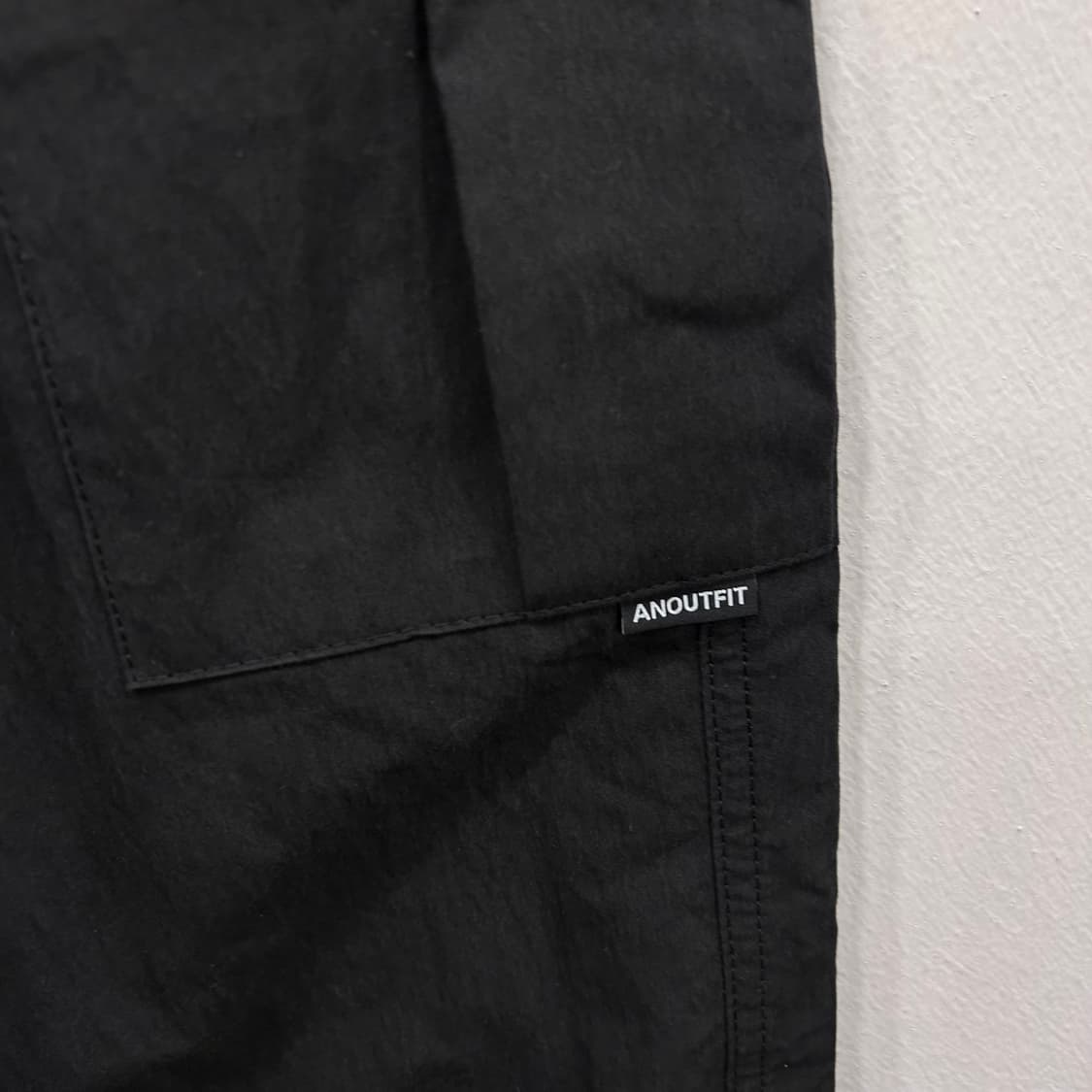 언아웃핏 와이드핏 스트링 카고 트랙팬츠 상품이미지3