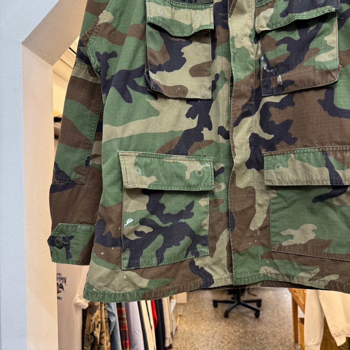 US Army 미군 우드랜드 카모 셔츠 자켓 (M)   상품이미지3